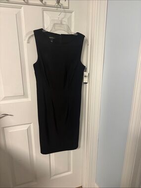 ALYX Black Sleeveless Midi Sheath Dress nwt